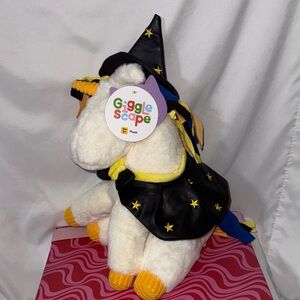 Gigglescape Unicorn Witch 13” Plush NWT